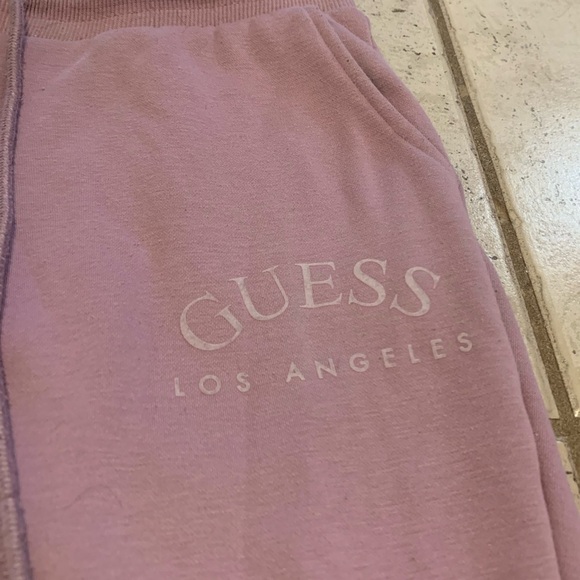 GUESS Los Angeles Mauve Joggers with Metallic Stripes - Size XS - Picture 2 of 7